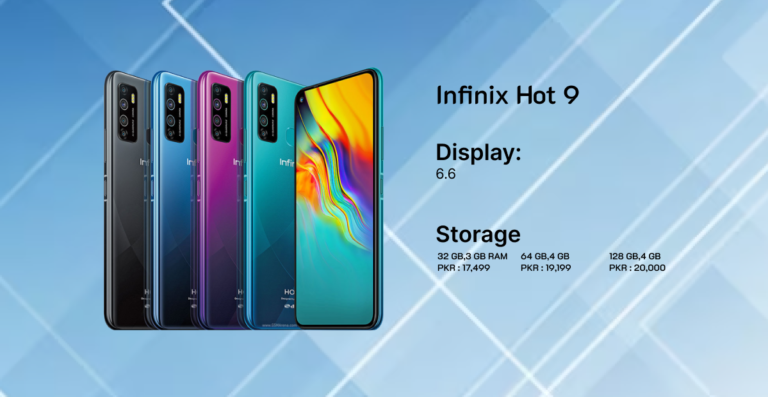 Infinix Hot 9  Price In Pakistan