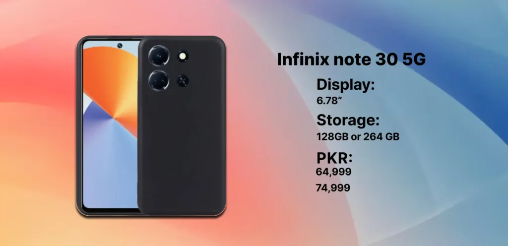Infinix Note 30 5G Price in Pakistan